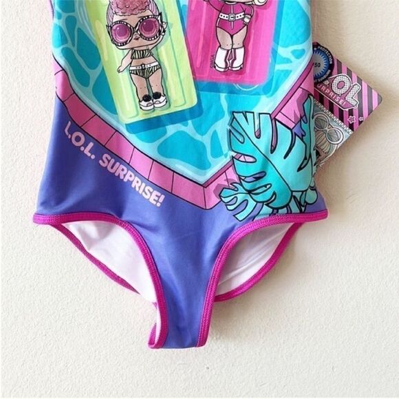 LOL Surprise Drag Racer and Yacht BB One Piece Swimsuit - Picture 3 of 9
